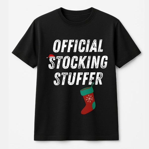 Humorous Sarcastic Holiday Graphic Tee, Stocking Stuffer Christmas T-Shirt, Santa Naughty List Xmas Shirt, Adult Humor Christ