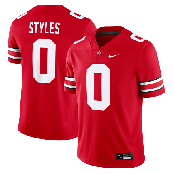 Sonny Styles Scarlet Ohio State Buckeyes Game Jersey