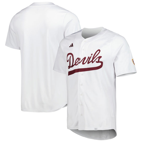 Arizona State Sun Devils Team Baseball Jersey - White