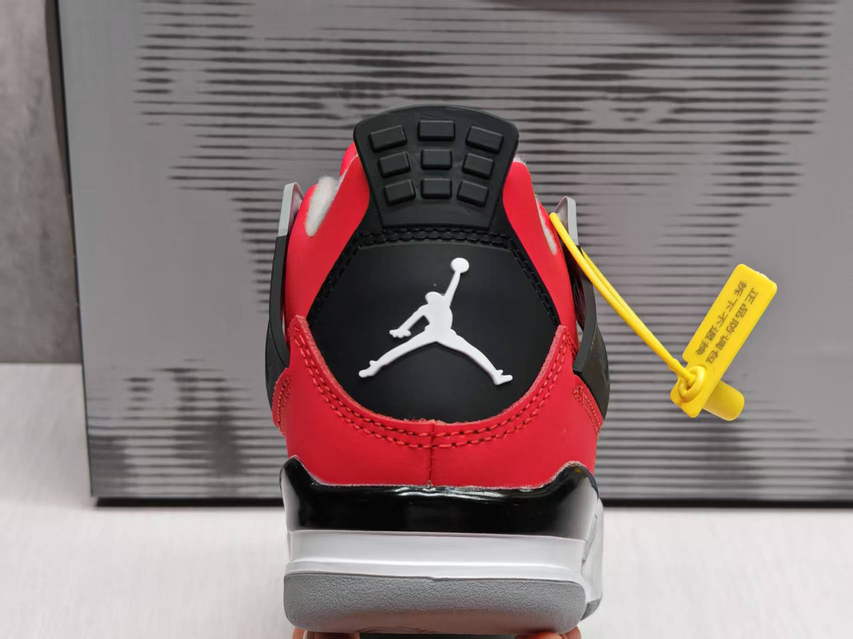 Mid Top Sneakers, Red Black Colorway, Lace Up Design, Casual Gift for Sneaker Fans