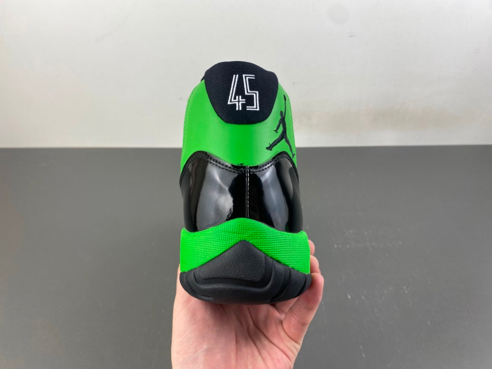 Low Top Sneakers, Black Green Colorway, Patent Leather Footwear, Lace Up Design, Casual Gift for Sneaker Fans