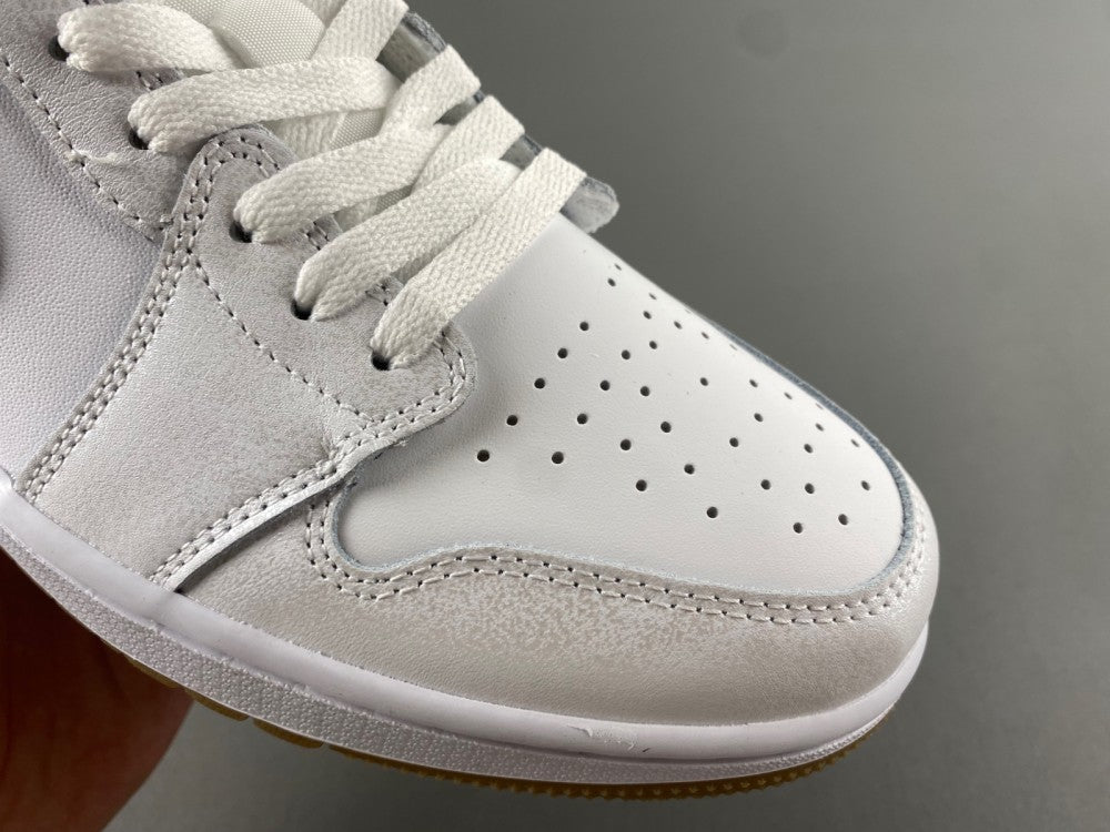 Low Top Sneakers, White Colorway, Lace Up Design, Casual Gift for Sneaker Fans