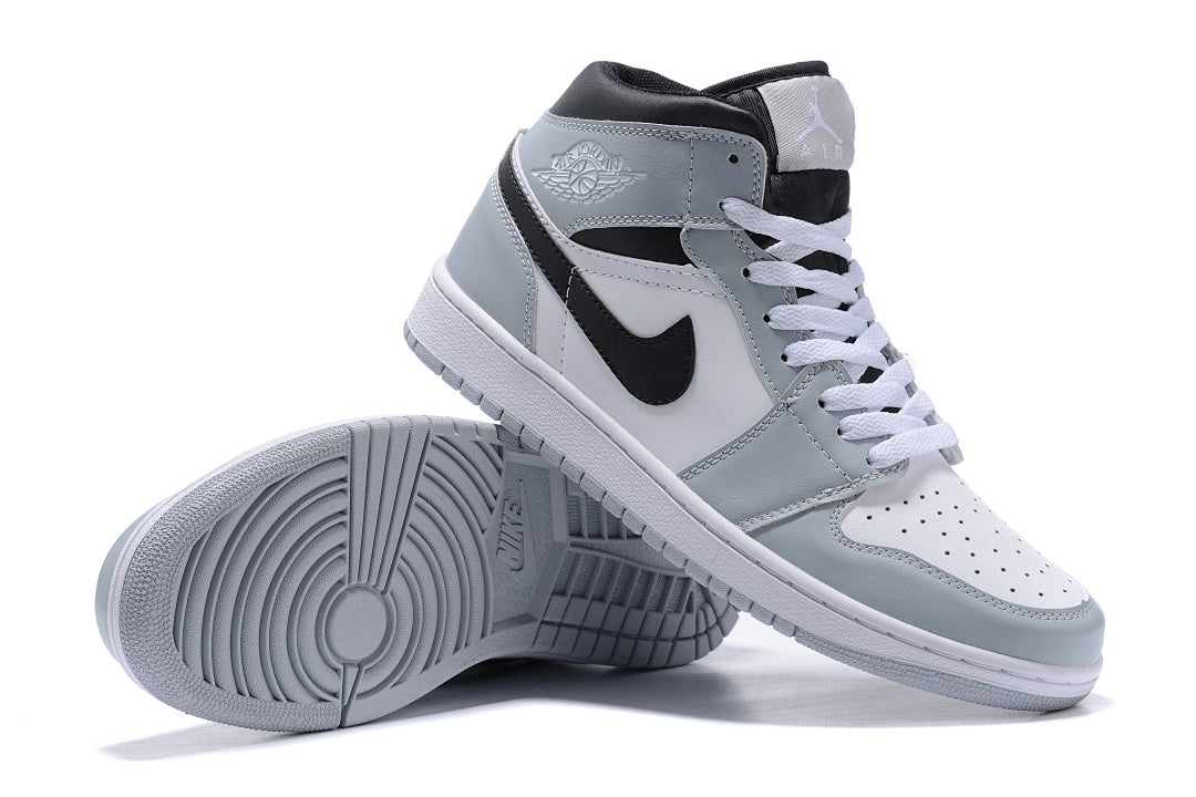 Sneakers, White Black Gray Colorway, Lace Up Design, Casual Gift for Sneaker Fans