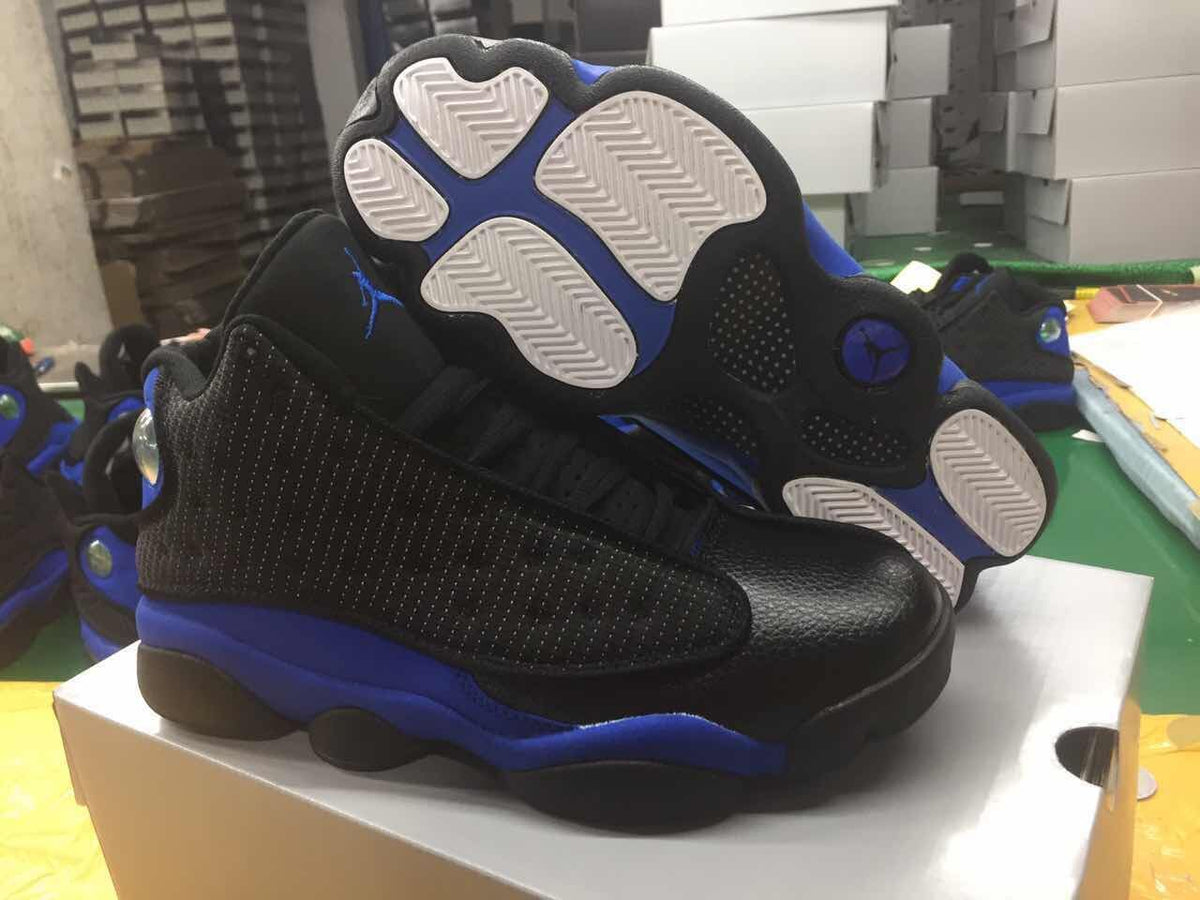 Sneakers, Blue Black Colorway, Lace Up Design, Casual Gift for Sneaker Fans