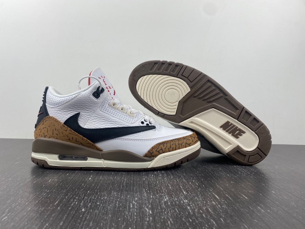 Low Top Sneakers, White Black Brown Colorway, Reverse Hook Design, Lace Up Design, Casual Gift for Sneaker Fans