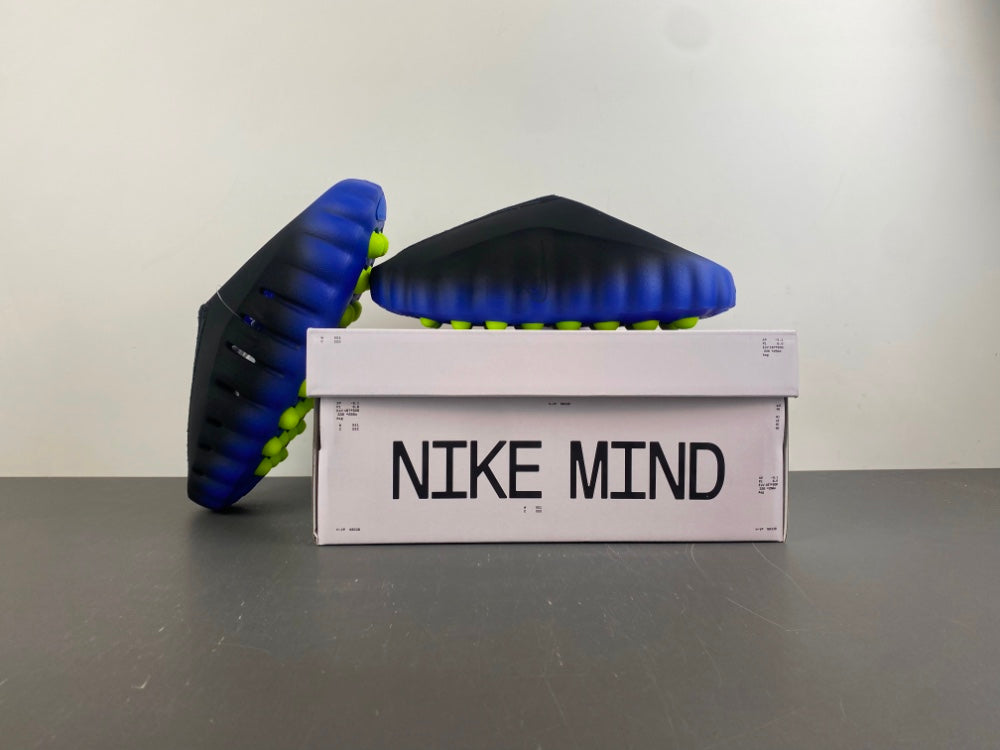 Slides, Blue Black Colorway, Slip On Design, Casual Gift for Shoe Lovers