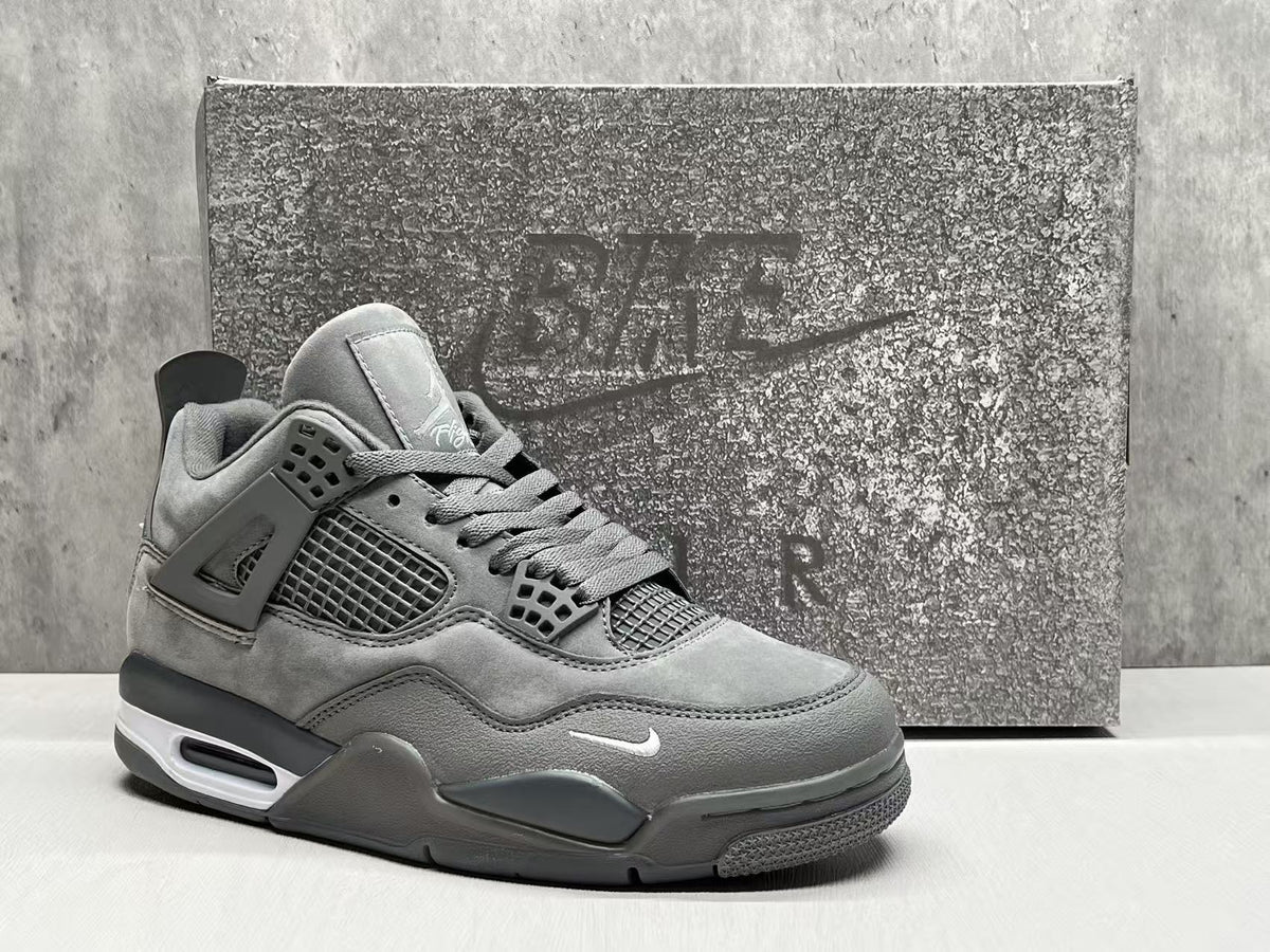 Mid Top Sneakers, Gray Colorway, Lace Up Design, Casual Gift for Sneaker Fans