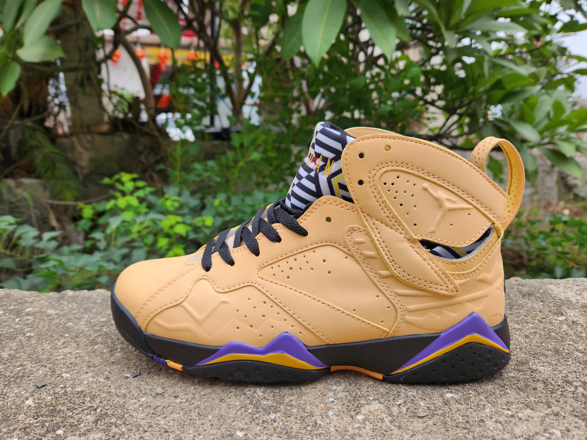 Sneakers, Yellow Purple Colorway, Lace Up Design, Casual Gift for Sneaker Fans
