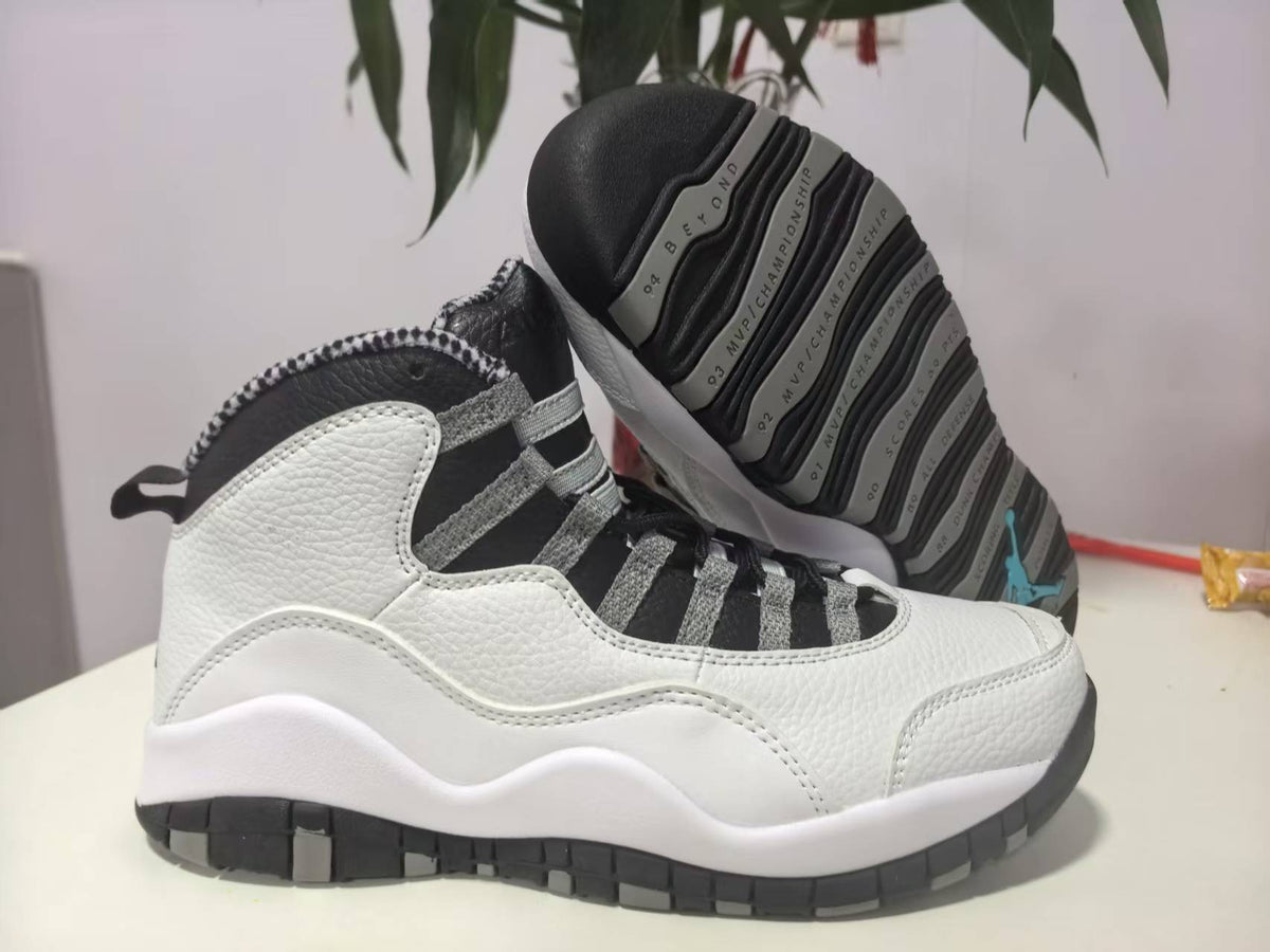 High Top Sneakers, White Black Colorway, Lace Up Design, Casual Gift for Sneaker Fans