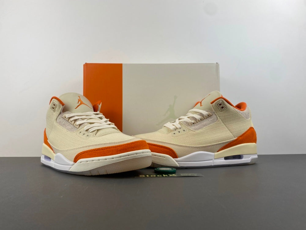 Retro Low Top Sneakers, Beige Orange Colorway, Leather Footwear, Lace Up Design, Casual Gift for Sneaker Fans