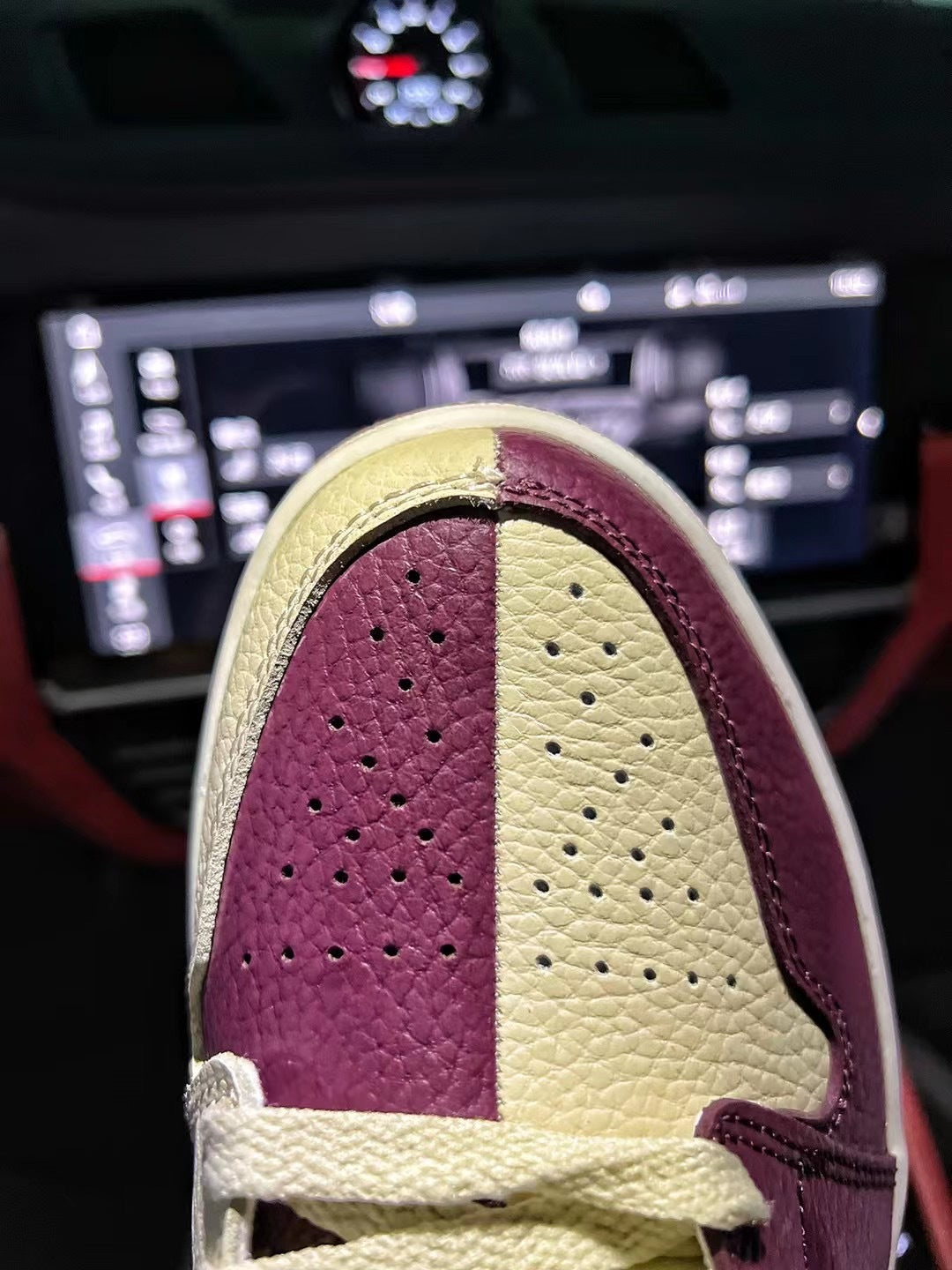 Mid Top Sneakers, Burgundy Khaki Colorway, Mismatched Colorway, Lace Up Design, Casual Gift for Sneaker Fans