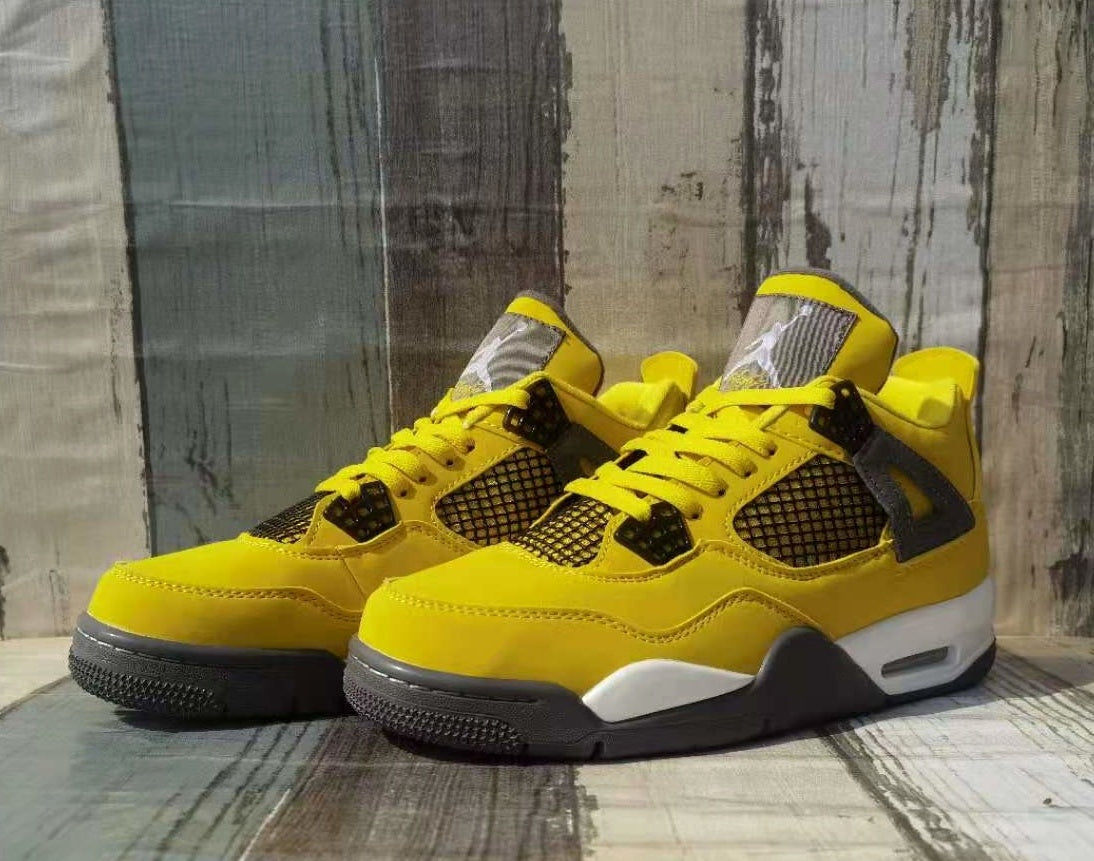 Sneakers, Yellow Colorway, Lace Up Design, Casual Gift for Sneaker Fans