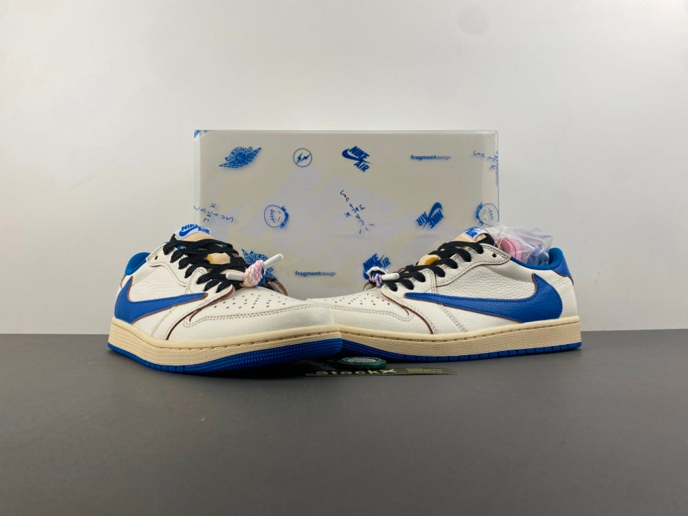 Low Top Shoes, Blue White Colorway, Reverse Hook Design, Lace Up Design, Casual Gift for Shoe Lovers