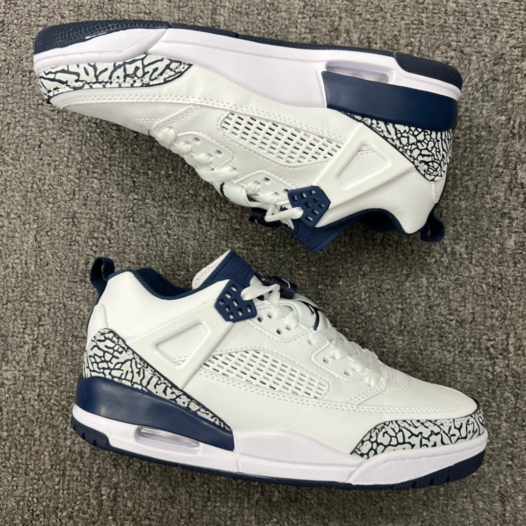 Low Top Basketball Shoes, Blue White Colorway, Lace Up Design, Casual Gift for Shoe Lovers