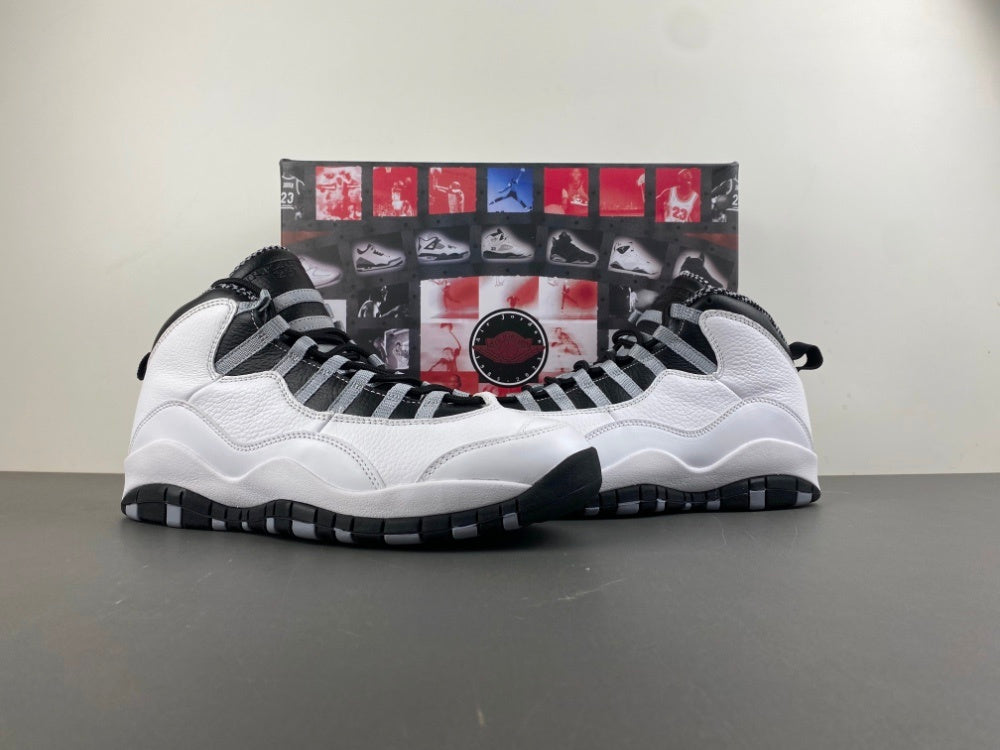High Top Sneakers, White Black Gray Colorway, Lace Up Design, Casual Gift for Sneaker Fans
