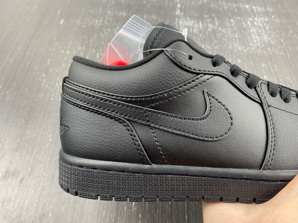Low Top Sneakers, Black Colorway, Lace Up Design, Casual Gift for Sneaker Fans