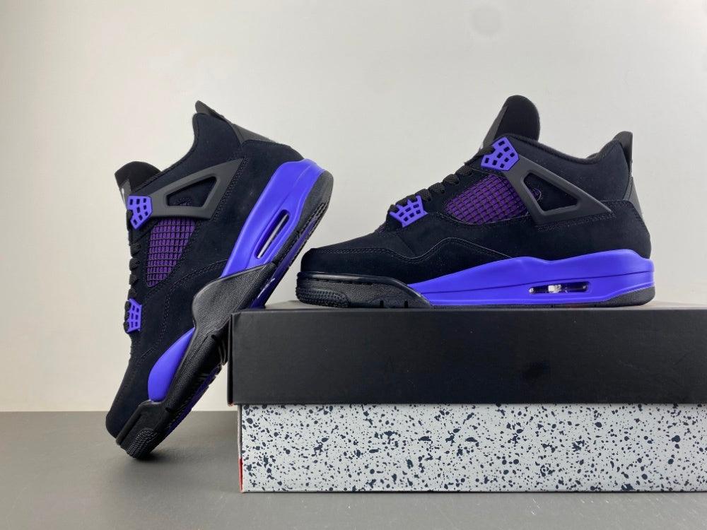 High Top Sneakers, Blue Black Purple Colorway, Lace Up Design, Casual Gift for Sneaker Fans