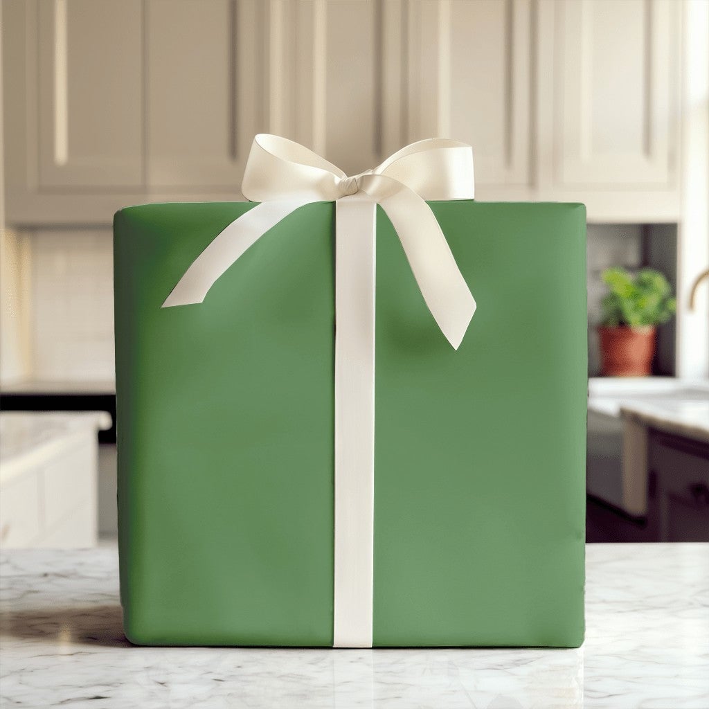 Matte Green Gift Wrap, Solid Forest Green Wrapping Paper, Christmas Wrapping Paper, Wedding Gift Wrap Roll, Holiday Wrapping 