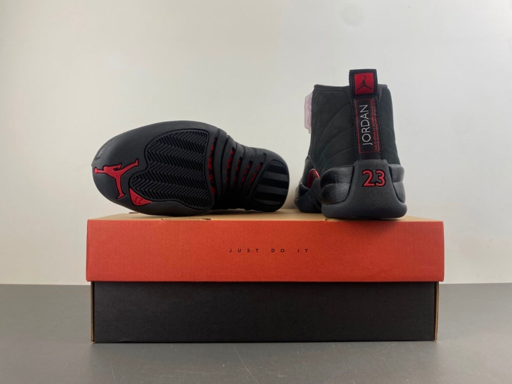 Mid Top Sneakers, Black Red Colorway, Leather Footwear, Lace Up Design, Casual Gift for Sneaker Fans