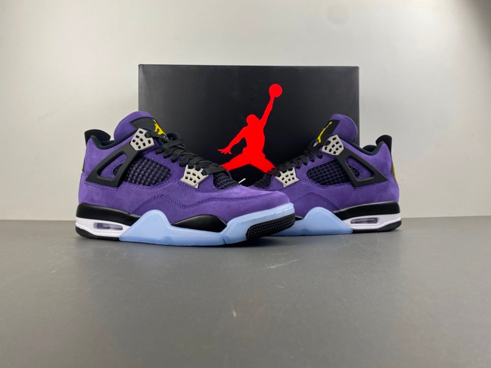 Retro Low Top Sneakers, Purple Colorway, Leather Footwear, Lace Up Design, Casual Gift for Sneaker Fans