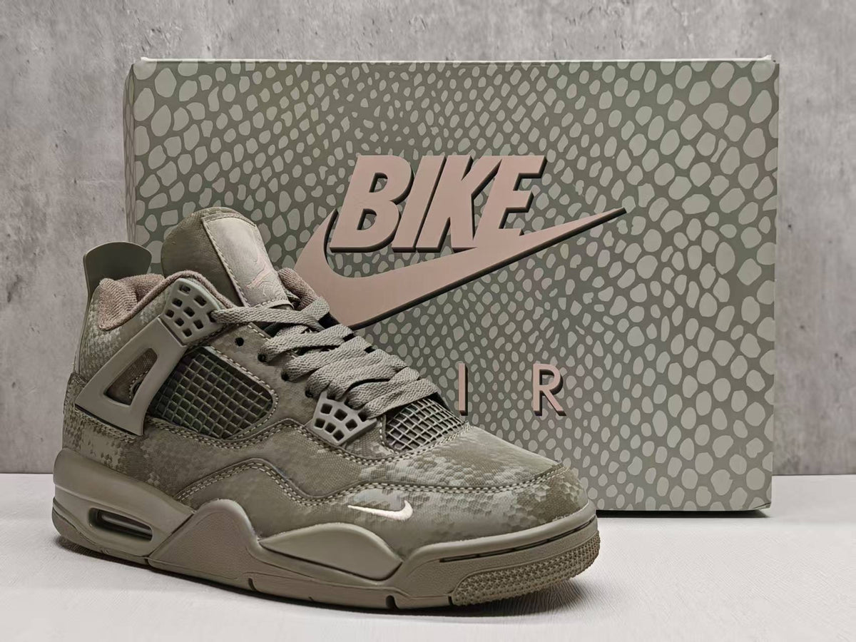 Mid Top Sneakers, Green Colorway, Lace Up Design, Casual Gift for Sneaker Fans