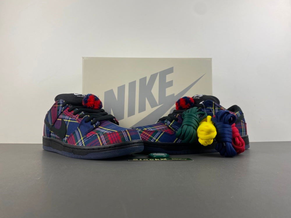 Low Top Sneakers, Blue Red Colorway, Lace Up Design, Casual Gift for Sneaker Fans