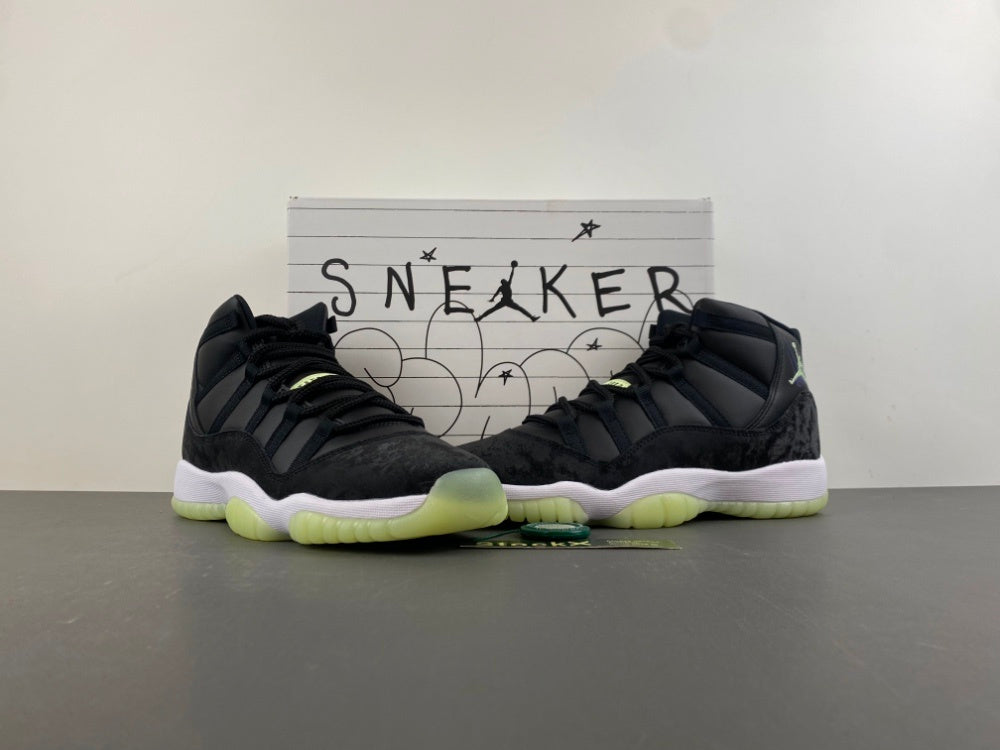 Low Top Sneakers, Black Green Colorway, Lace Up Design, Casual Gift for Sneaker Fans