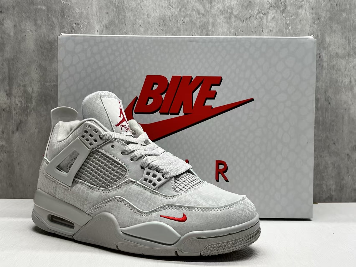 Mid Top Sneakers, Gray Colorway, Lace Up Design, Casual Gift for Sneaker Fans