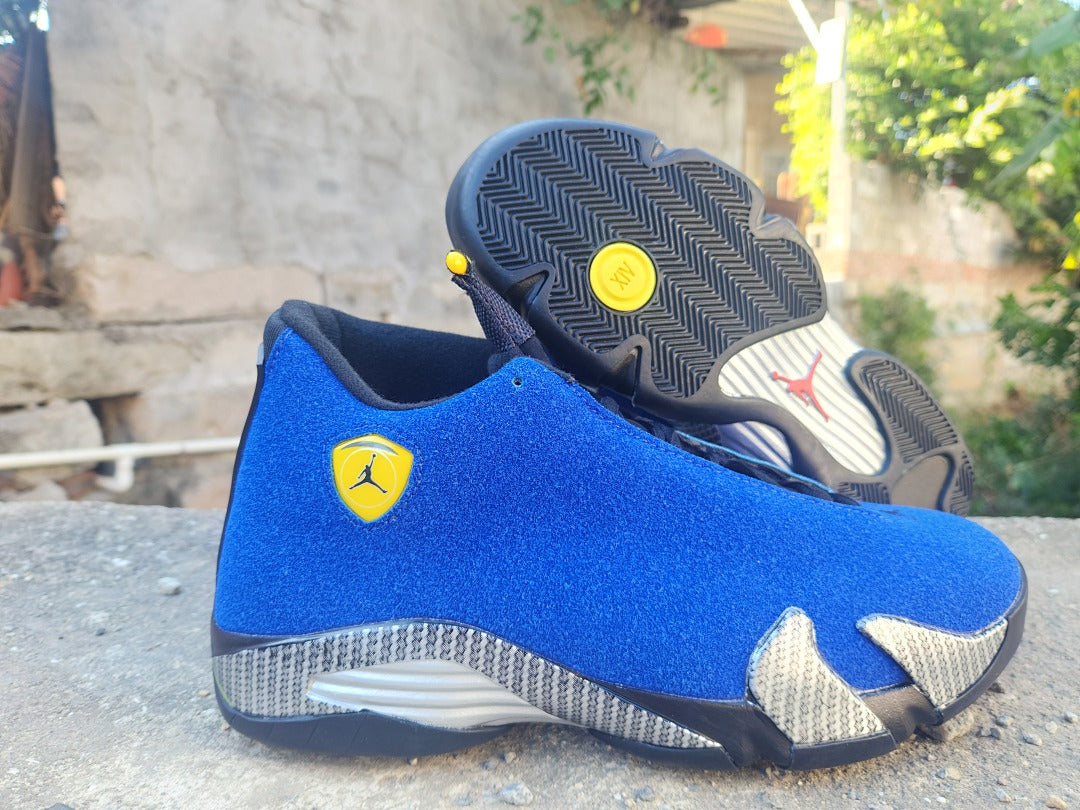 Mid Top Sneakers, Blue Colorway, Lace Up Design, Casual Gift for Sneaker Fans