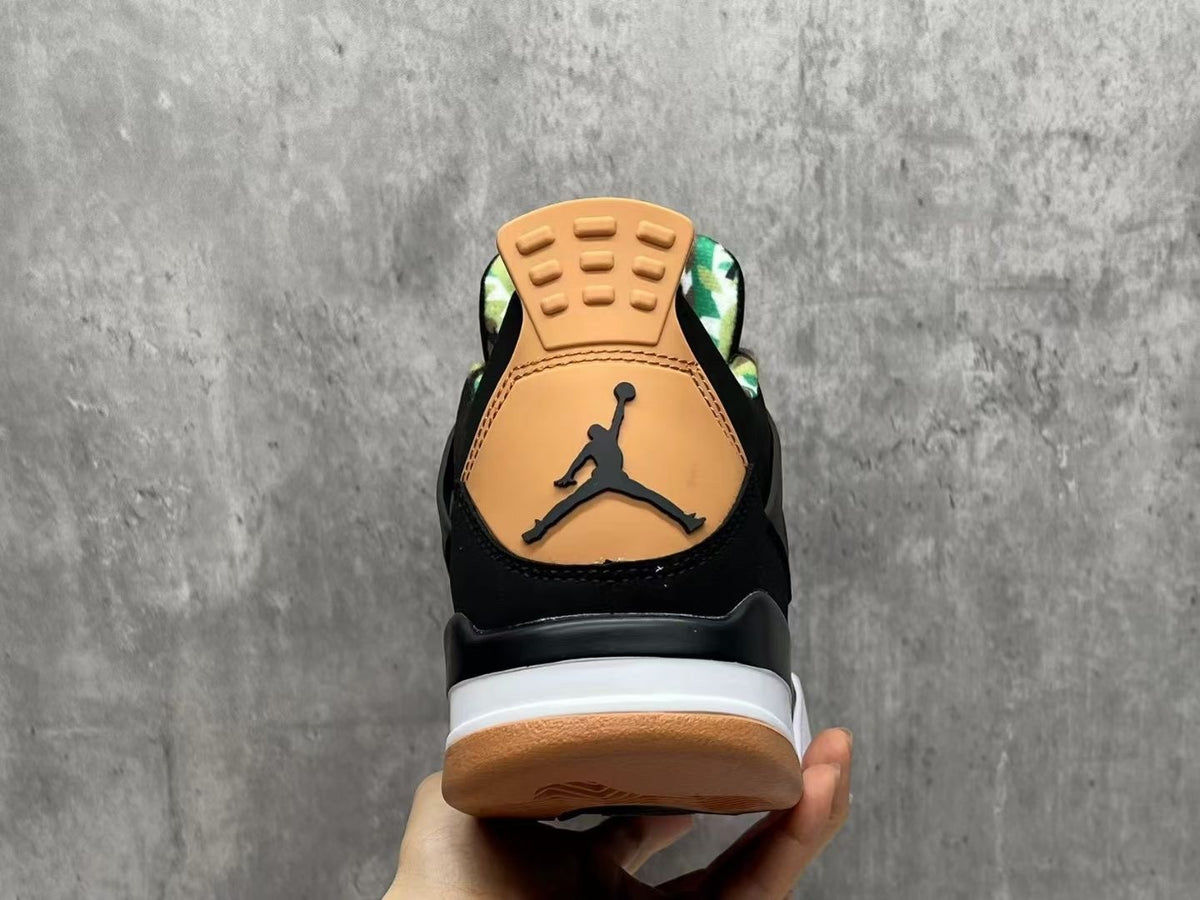 Mid Top Sneakers, Black Yellow Colorway, Lace Up Design, Casual Gift for Sneaker Fans
