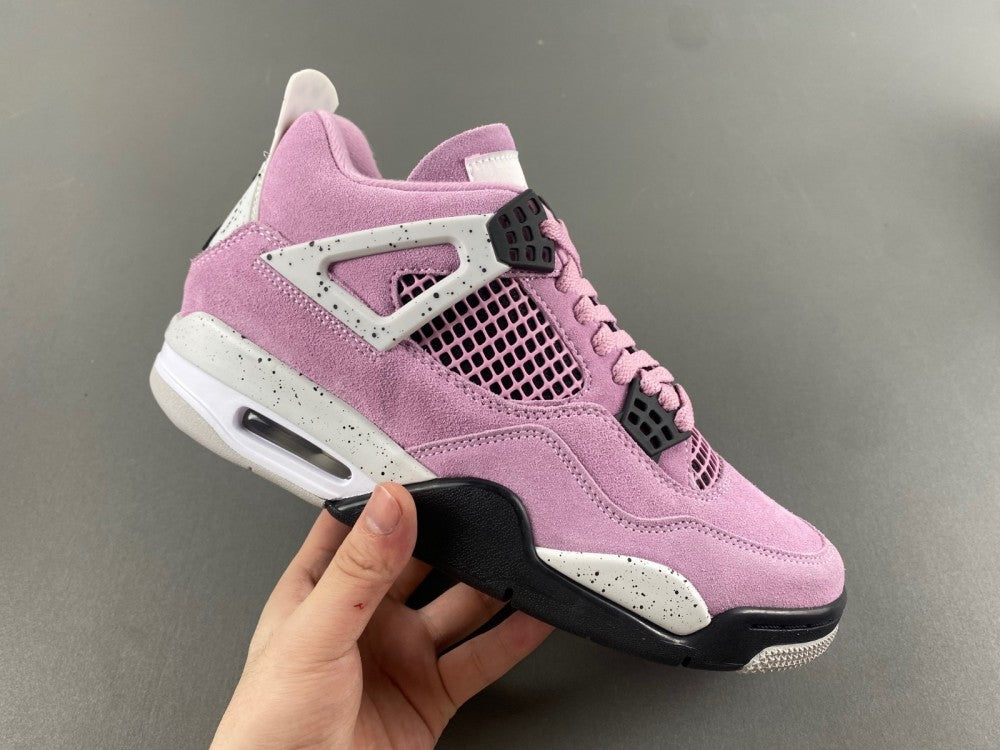 Low Top Sneakers, Pink Colorway, Leather Footwear, Lace Up Design, Casual Gift for Sneaker Fans