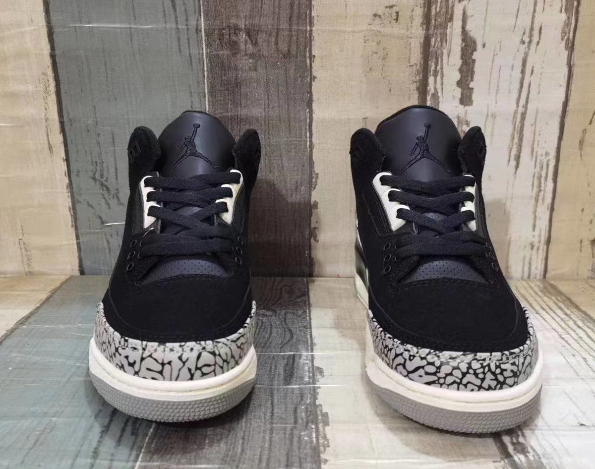 Sneakers, Off White Black Colorway, Lace Up Design, Casual Gift for Sneaker Fans