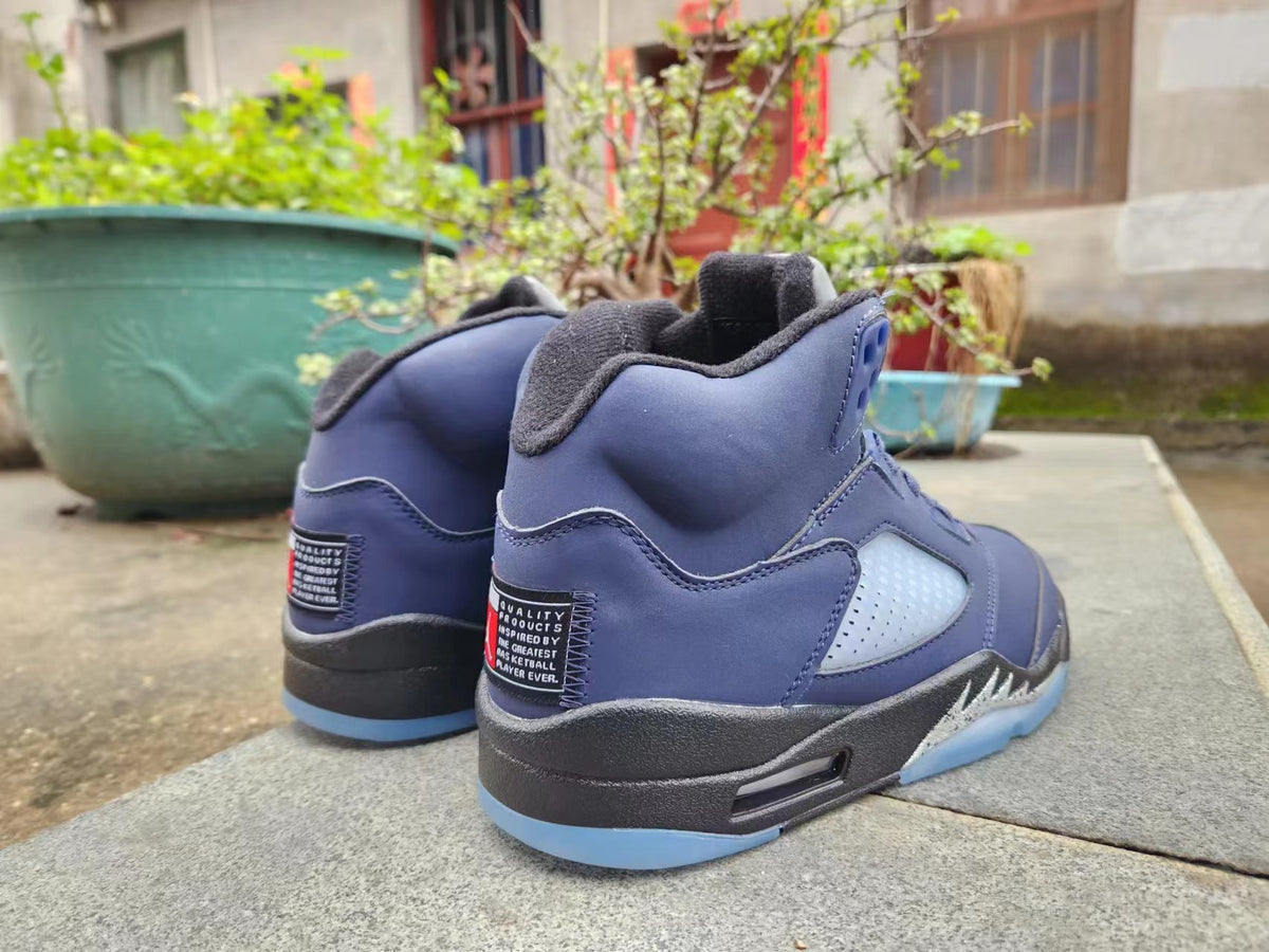 Sneakers, Navy Blue Colorway, Lace Up Design, Casual Gift for Sneaker Fans