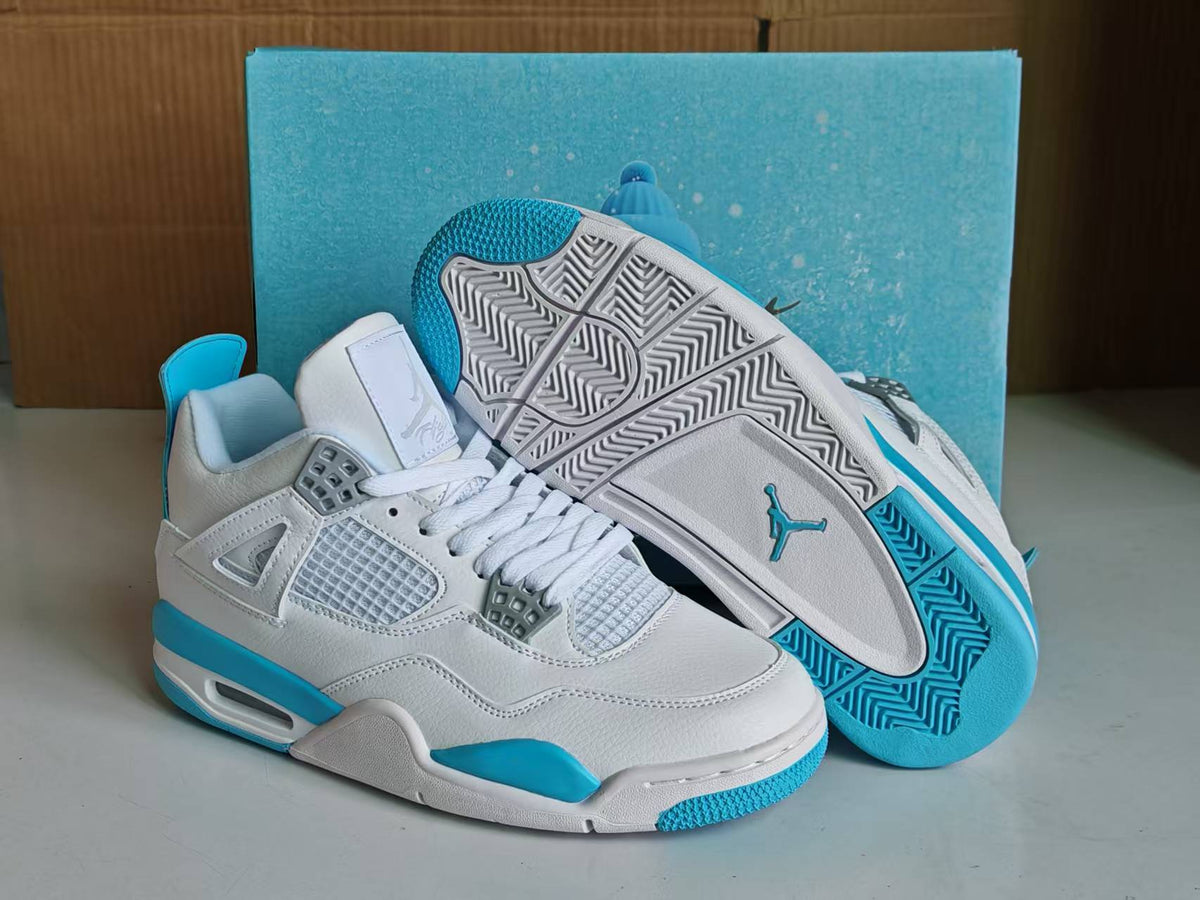 Mid Top Sneakers, Blue Colorway, Lace Up Design, Casual Gift for Sneaker Fans
