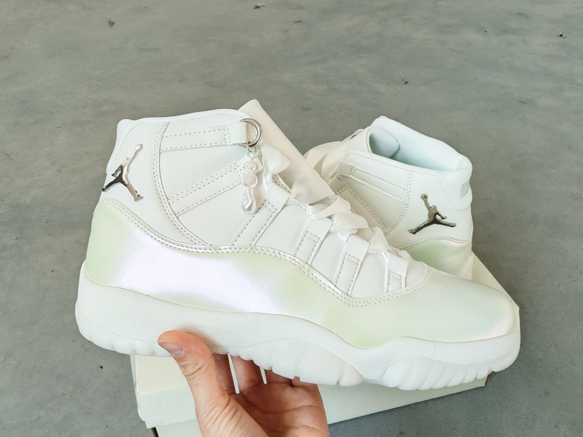High Top Sneakers, White Colorway, Lace Up Design, Casual Gift for Sneaker Fans