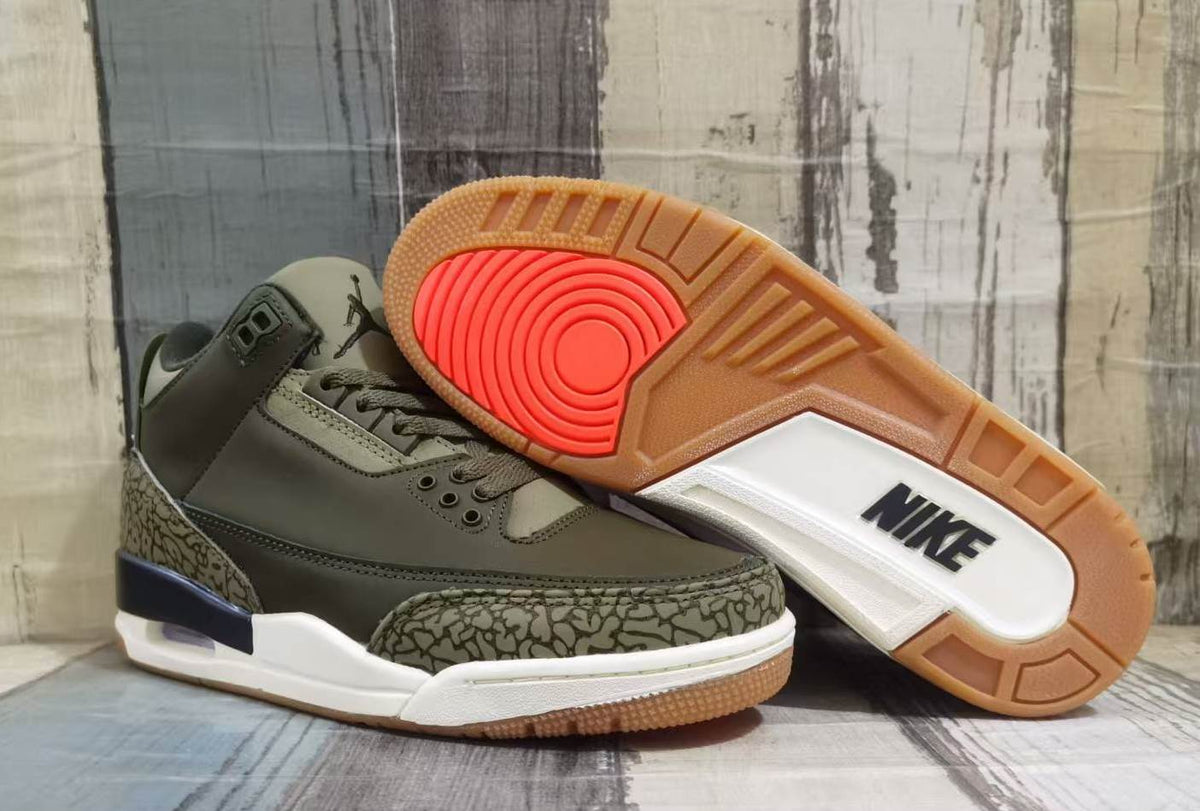 Low Top Sneakers, Army Green Colorway, Lace Up Design, Casual Gift for Sneaker Fans