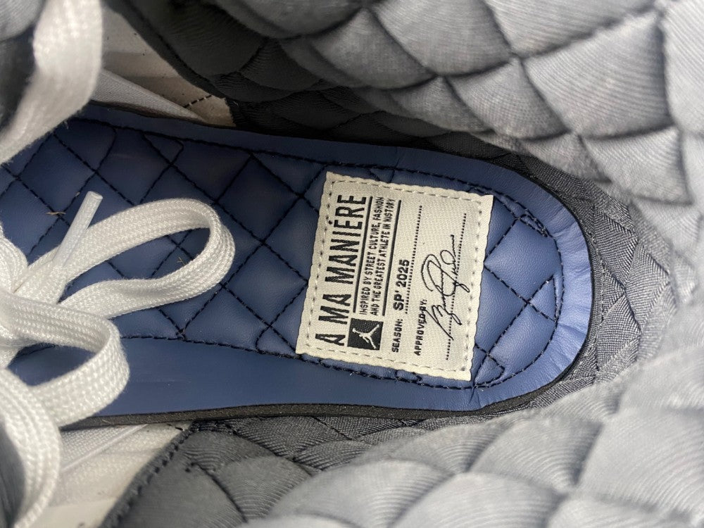Low Top Sneakers, Blue White Black Colorway, Lace Up Design, Casual Gift for Sneaker Fans
