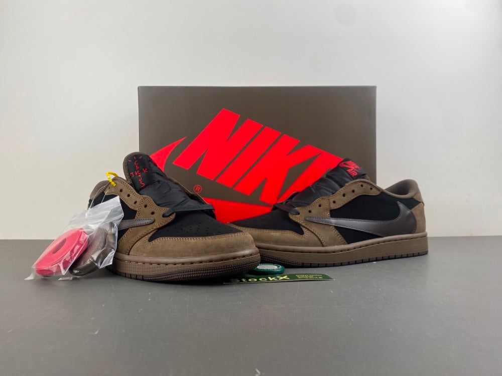 Low Top Sneakers, Brown Black Colorway, Lace Up Design, Casual Gift for Sneaker Fans