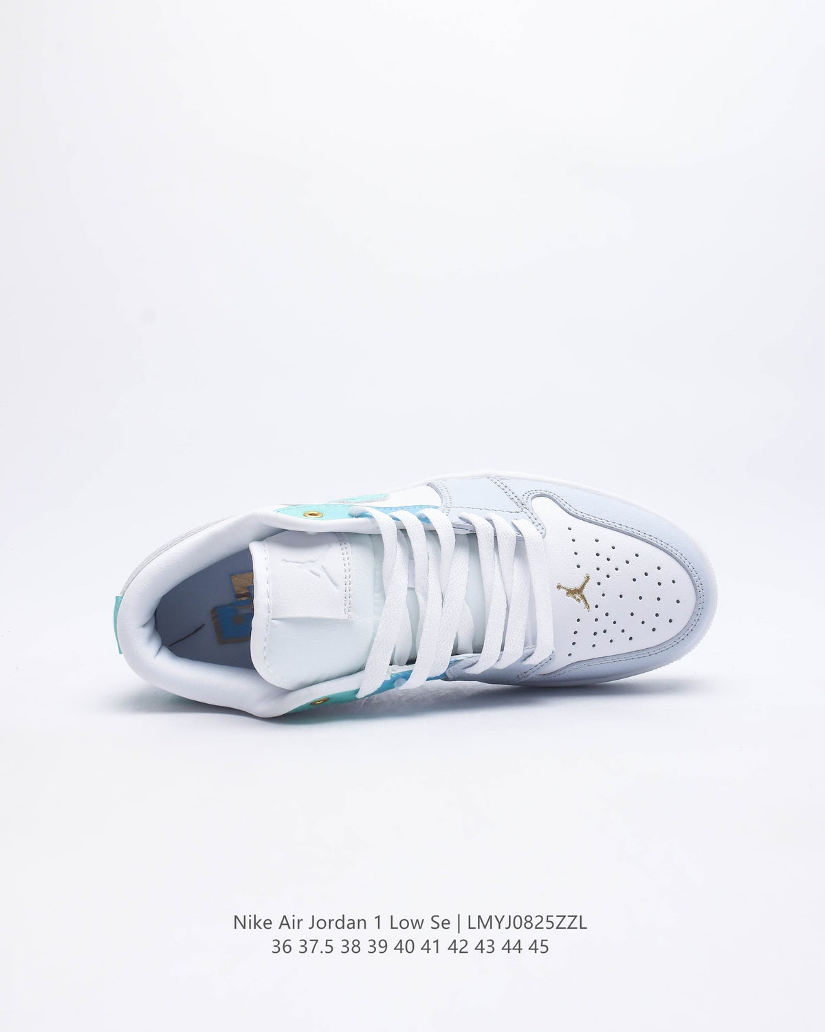 Retro Low Top Basketball Shoes, White Blue Colorway, Lace Up Design, Casual Gift for Shoe Lovers