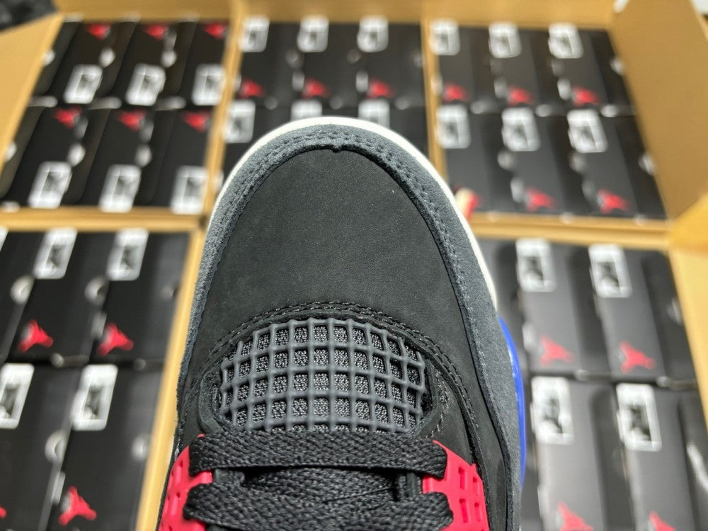 Low Top Sneakers, Blue Black Red Colorway, Lace Up Design, Casual Gift for Sneaker Fans