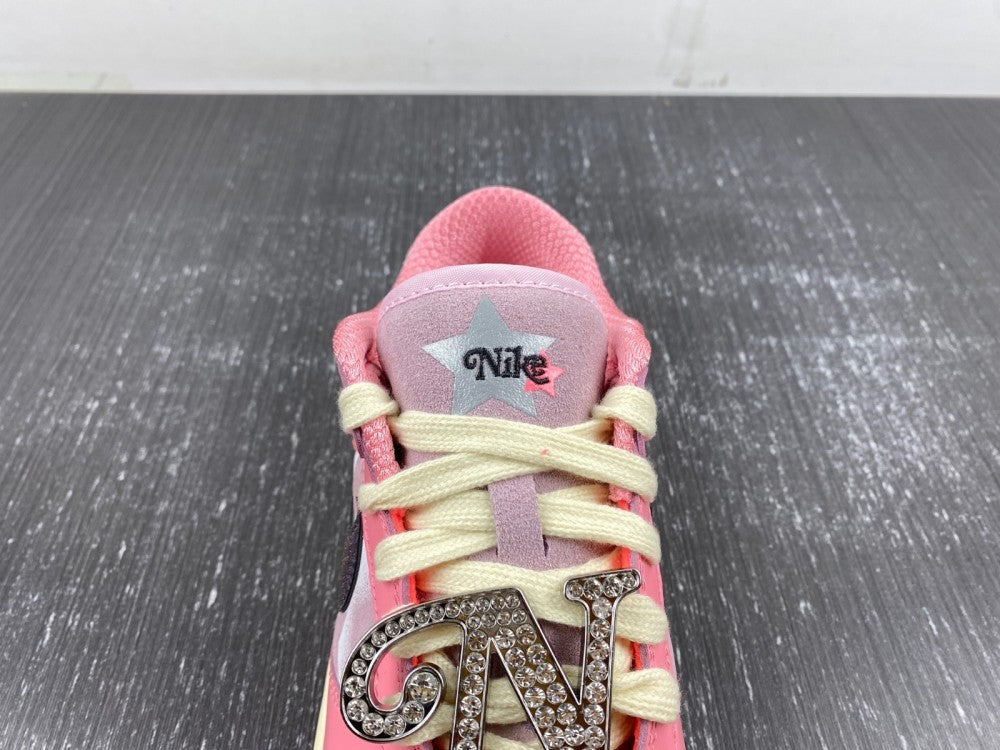 Low Top Sneakers, Pink Colorway, Lace Up Design, Casual Gift for Sneaker Fans