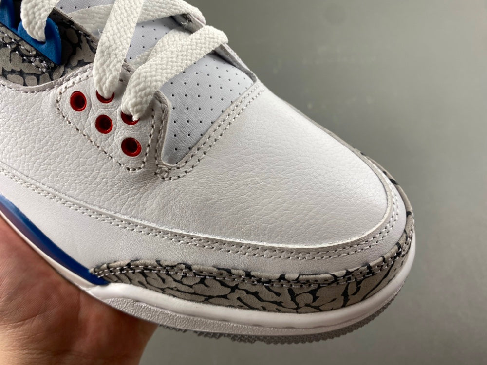 Retro Low Top Sneakers, Royal Blue White Colorway, Lace Up Design, Casual Gift for Sneaker Fans