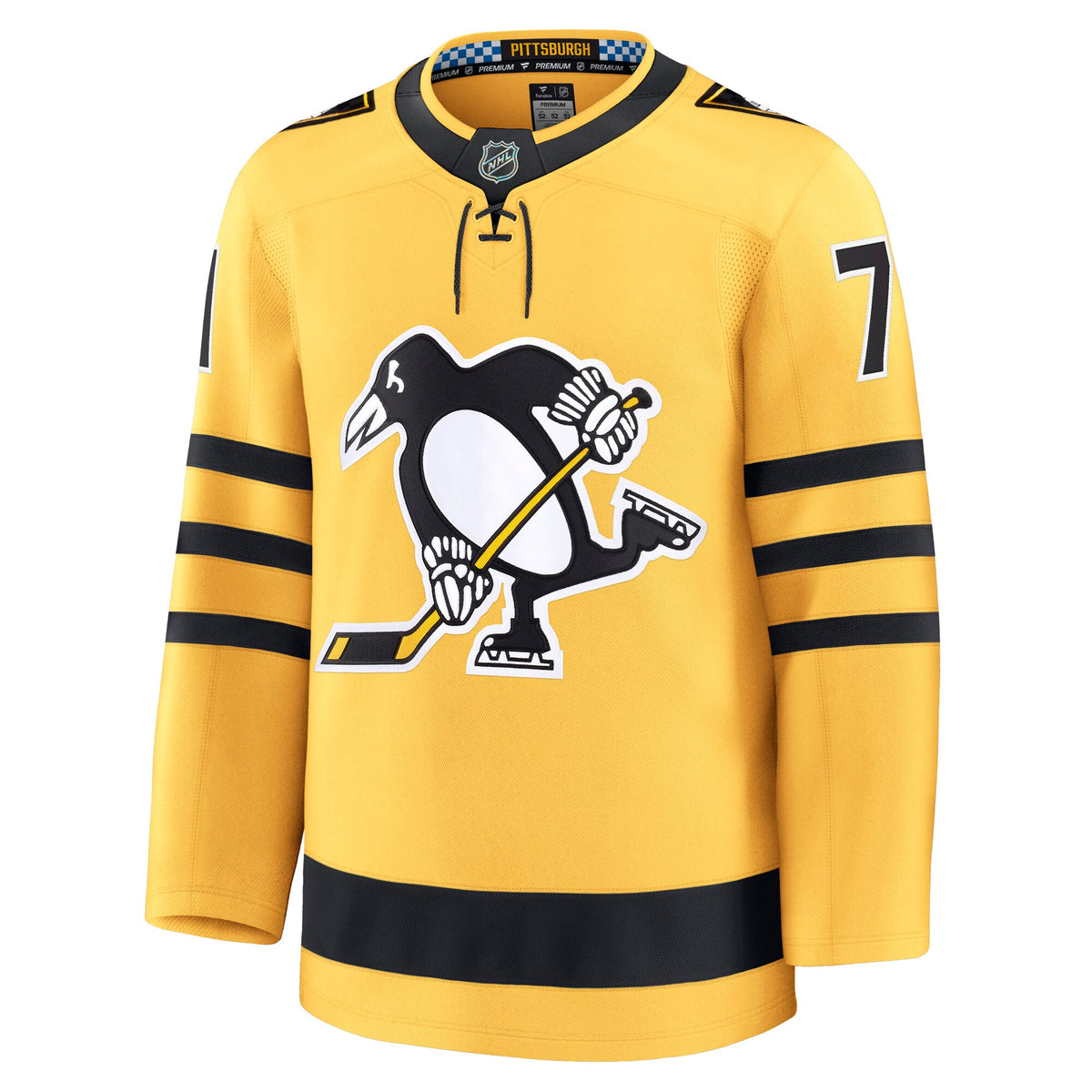 Pittsburgh Penguins Evgeni Malkin Fanatics Gold Alternate Premium Player Jersey