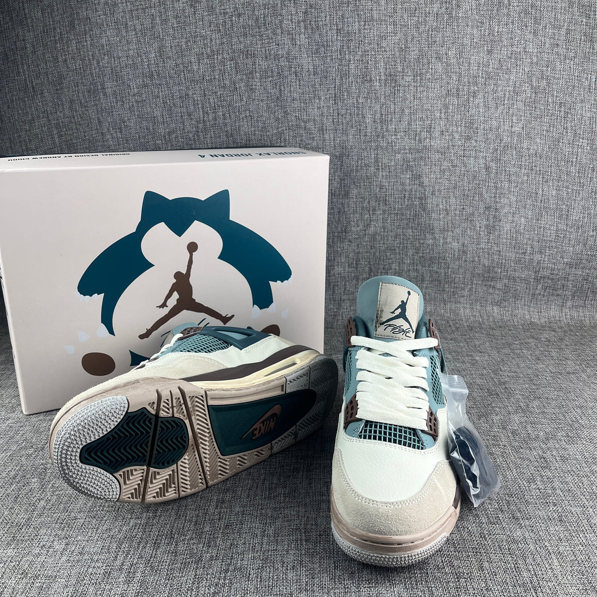 Sneakers, Gray White Colorway, Lace Up Design, Casual Gift for Sneaker Fans