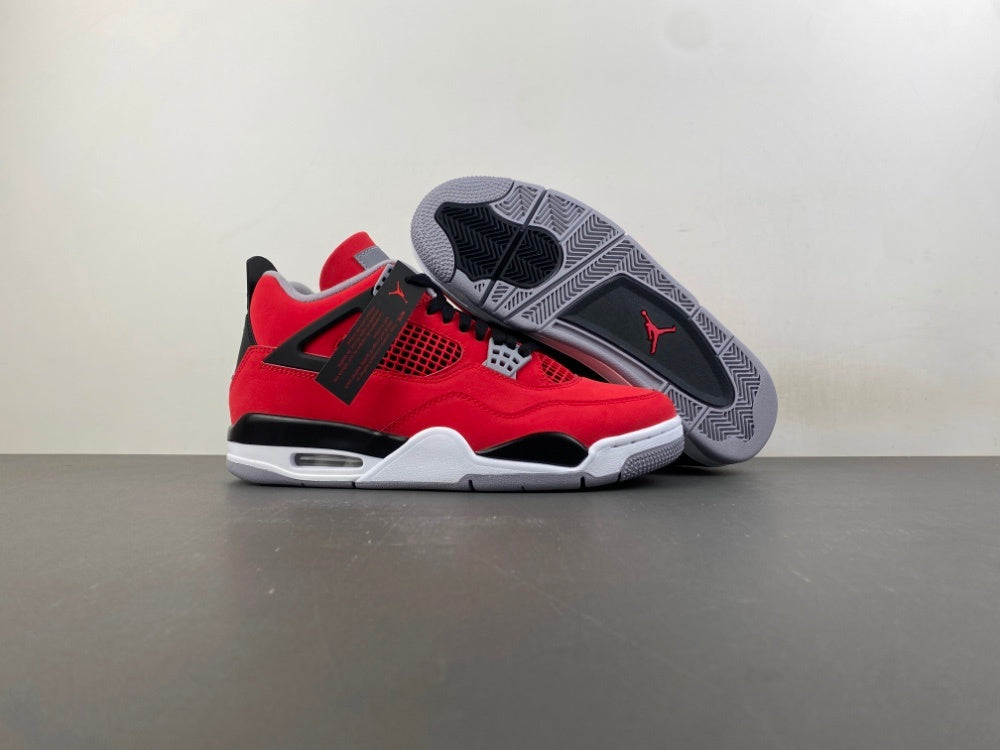Mid Top Sneakers, Red Black Colorway, Lace Up Design, Casual Gift for Sneaker Fans