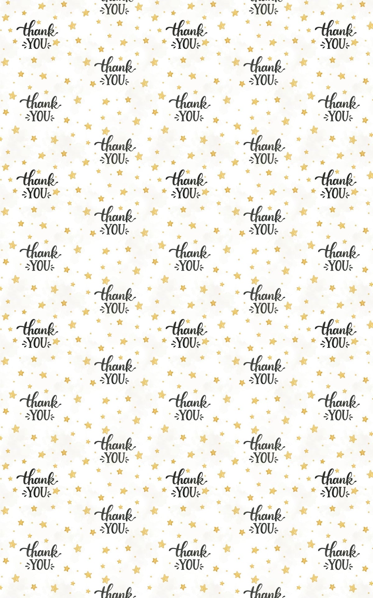 Gold Star Holiday Gift Wrap, Eternal Thanks Wrapping Paper, Elegant Appreciation Wrapping Paper, Christmas Thank You Gift Wra