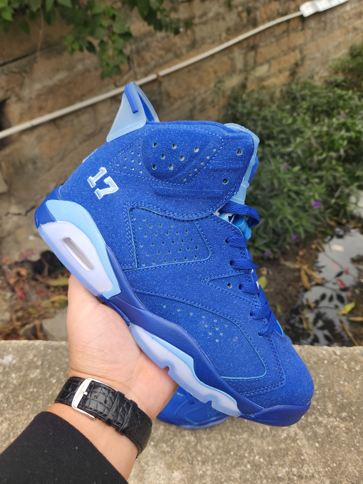 Sneakers, Blue Colorway, Lace Up Design, Casual Gift for Sneaker Fans