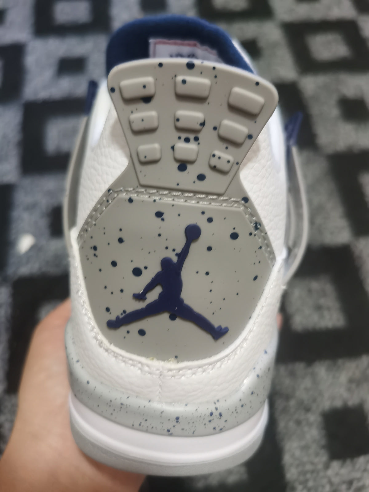 Basketball Shoes, Midnight Blue Colorway, Lace Up Design, Casual Gift for Shoe Lovers