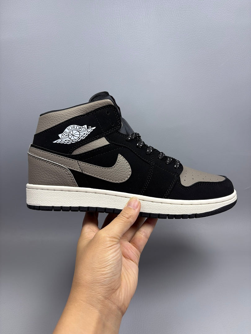 High Top Sneakers, Black Colorway, Lace Up Design, Casual Gift for Sneaker Fans