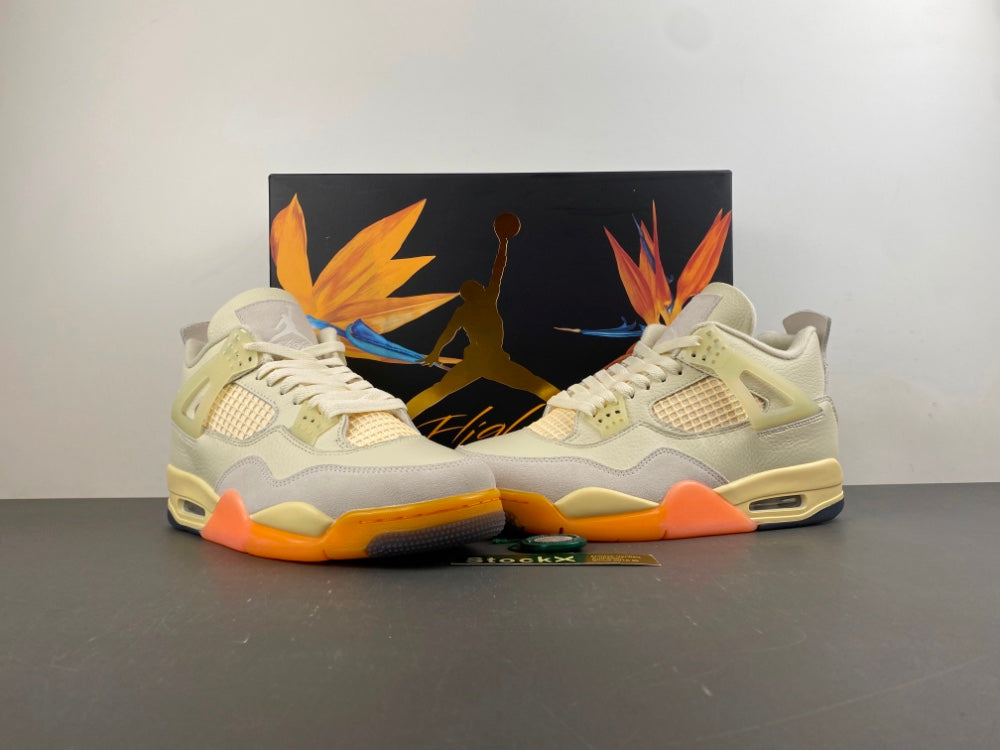 Low Top Sneakers, Yellow Gray Orange Colorway, Lace Up Design, Casual Gift for Sneaker Fans
